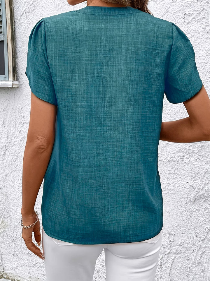 Kacey - T-shirt À Manches Courtes Et Col en V