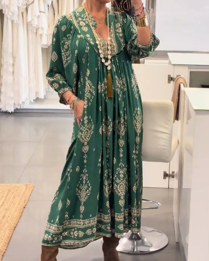 Zonia - Robe Décontractée Imprimée Avec Poches