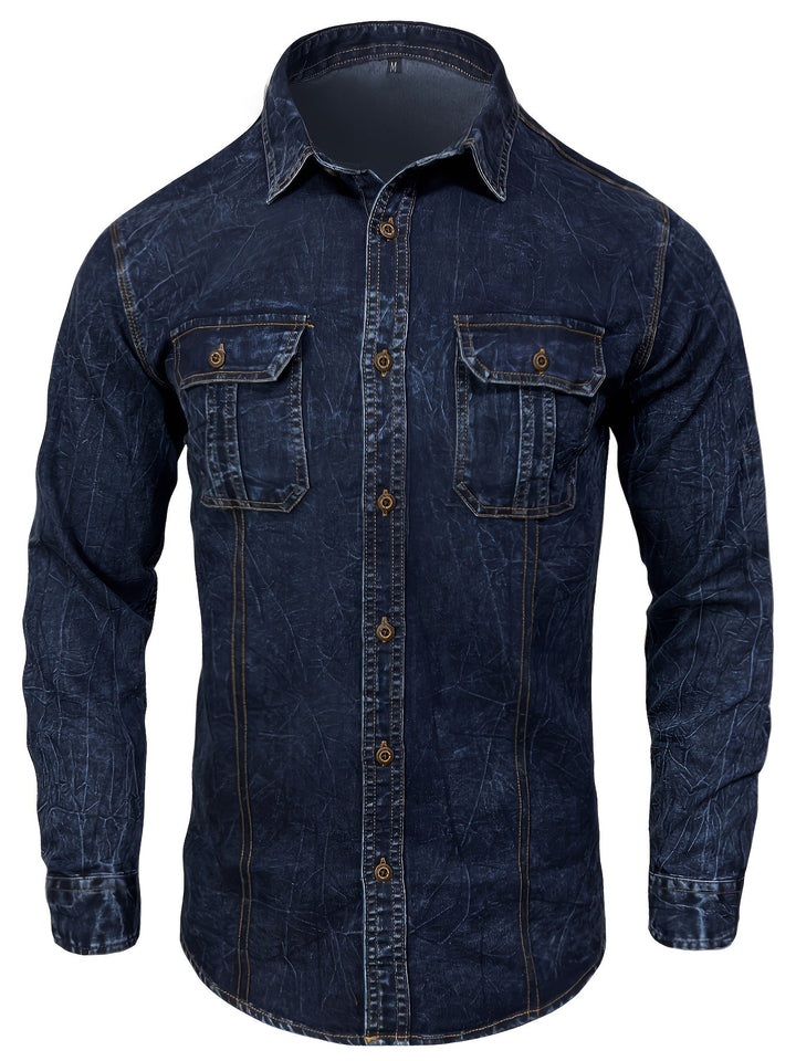 Dolvin - Chemise Décontractée À Manches Longues Avec Double Poche