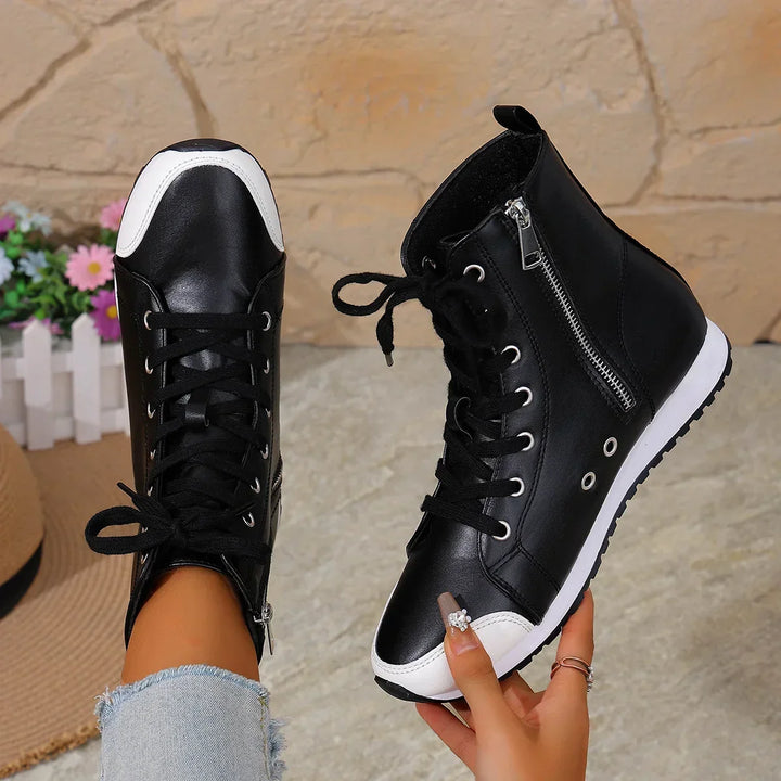 Theofani - Bottines Respirantes À Fermeture Éclair