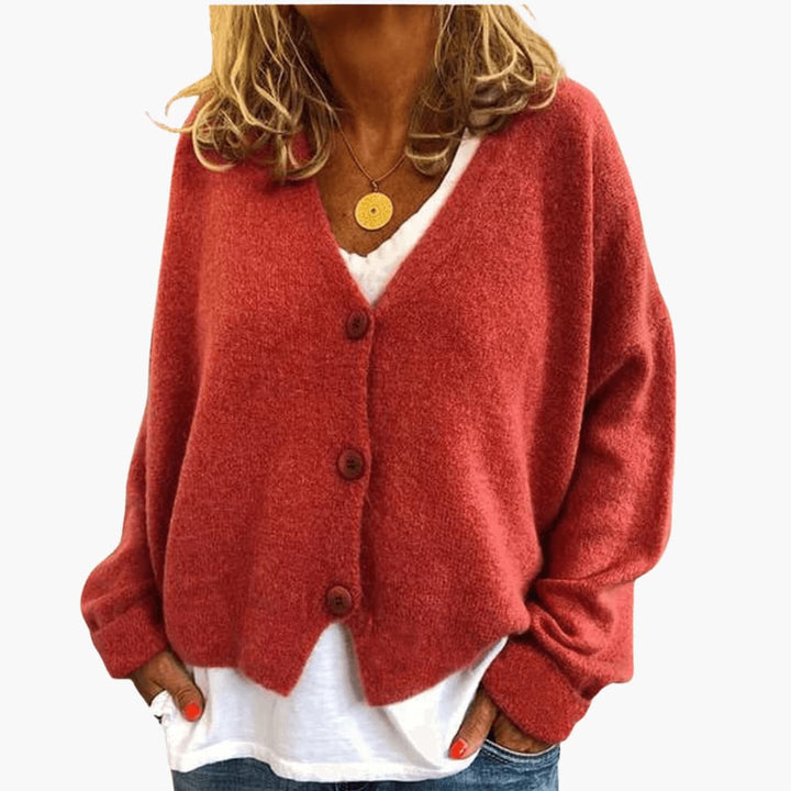 Gwen - Cardigan en Maille À Manches Longues