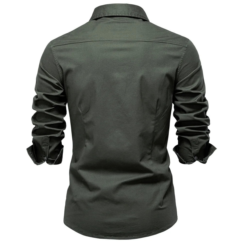 Sampath - Chemise en Coton À Manches Longues