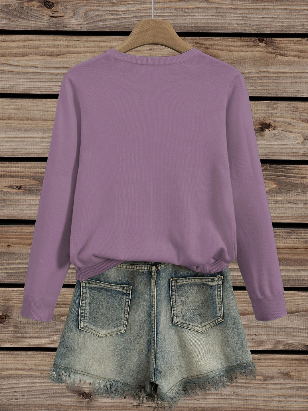 Meyla - Pull Élégant À Manches Longues