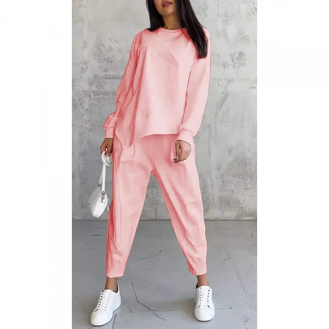 Tashia - Ensemble Décontracté Composé d'un Sweat à Manches Longues et d'un Pantalon de Jogging