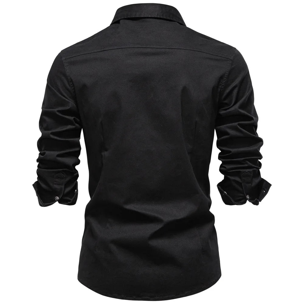 Sampath - Chemise en Coton À Manches Longues