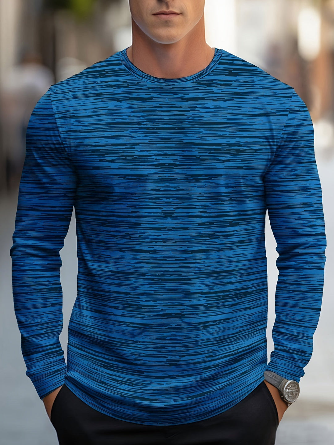Alir - Chemise Décontractée À Manches Longues Et Rayée