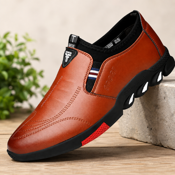 Thornton - Chaussures en Cuir élégantes à Enfiler