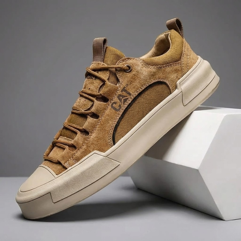 Atherton - Baskets Décontractées en Daim à Lacets