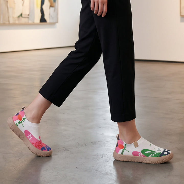 Farhia - Chaussures Décontractées À Enfiler Avec Imprimé Artistique