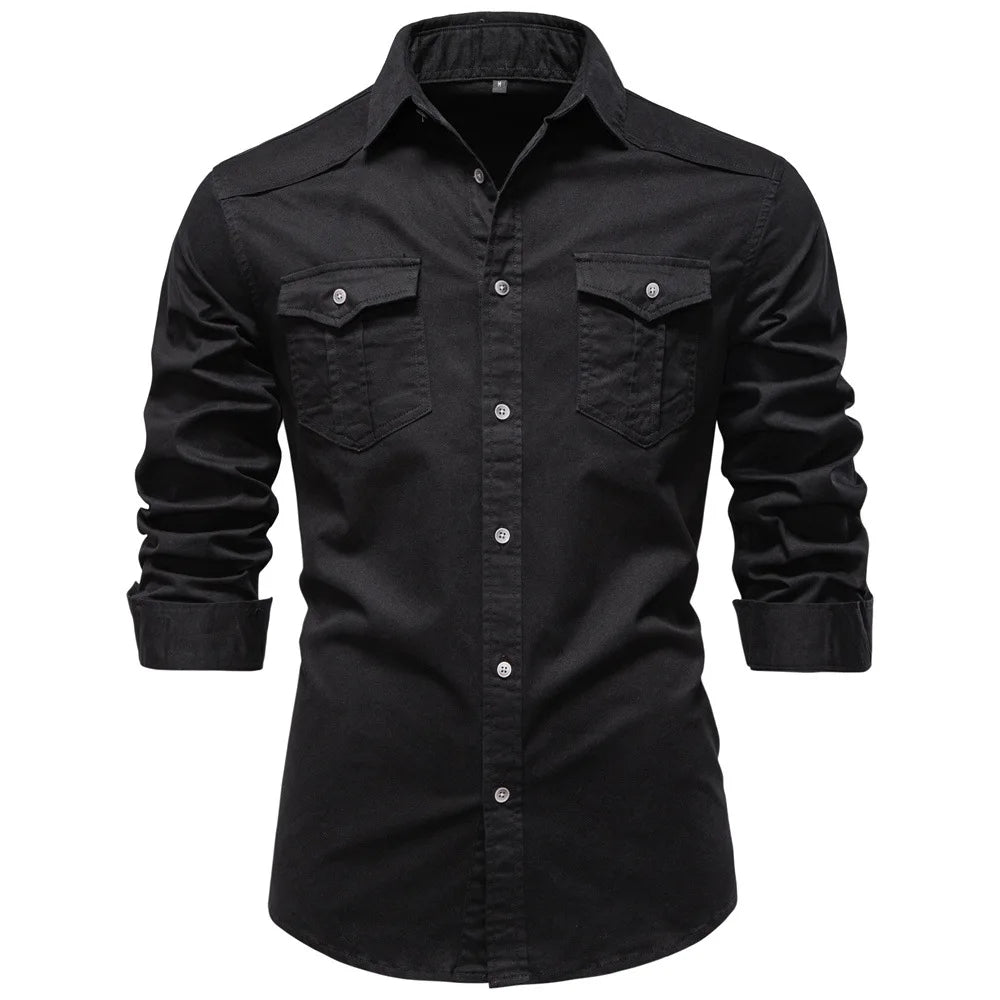 Sampath - Chemise en Coton À Manches Longues