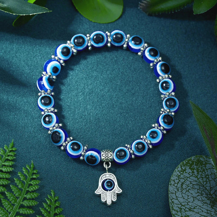 Eliani - Bracelet De Cheville Saphira Avec Breloques « Œil Maléfique »