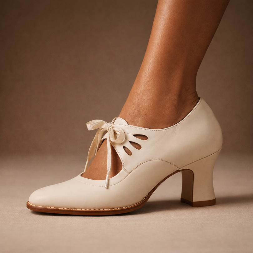 Anasty - Escarpins à Talons Moyens et à Lacets
