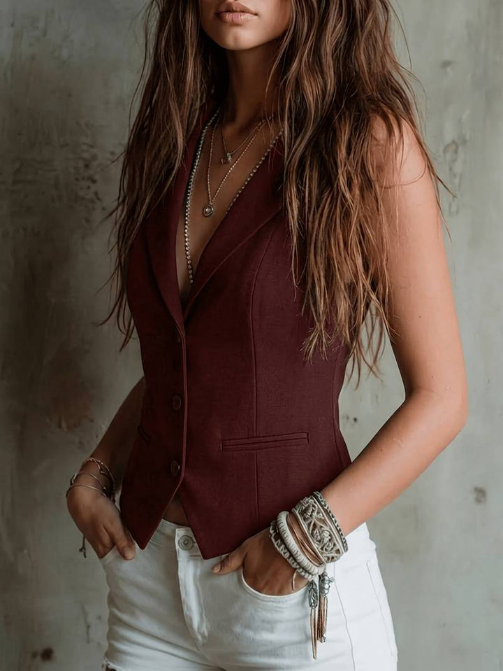 Arden - Gilet De Costume Élégant Avec Poches