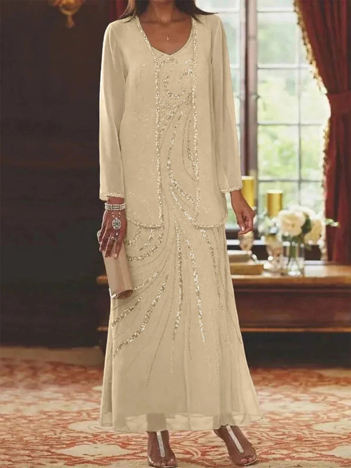 Jungmin - Ensemble Robe en Mousseline