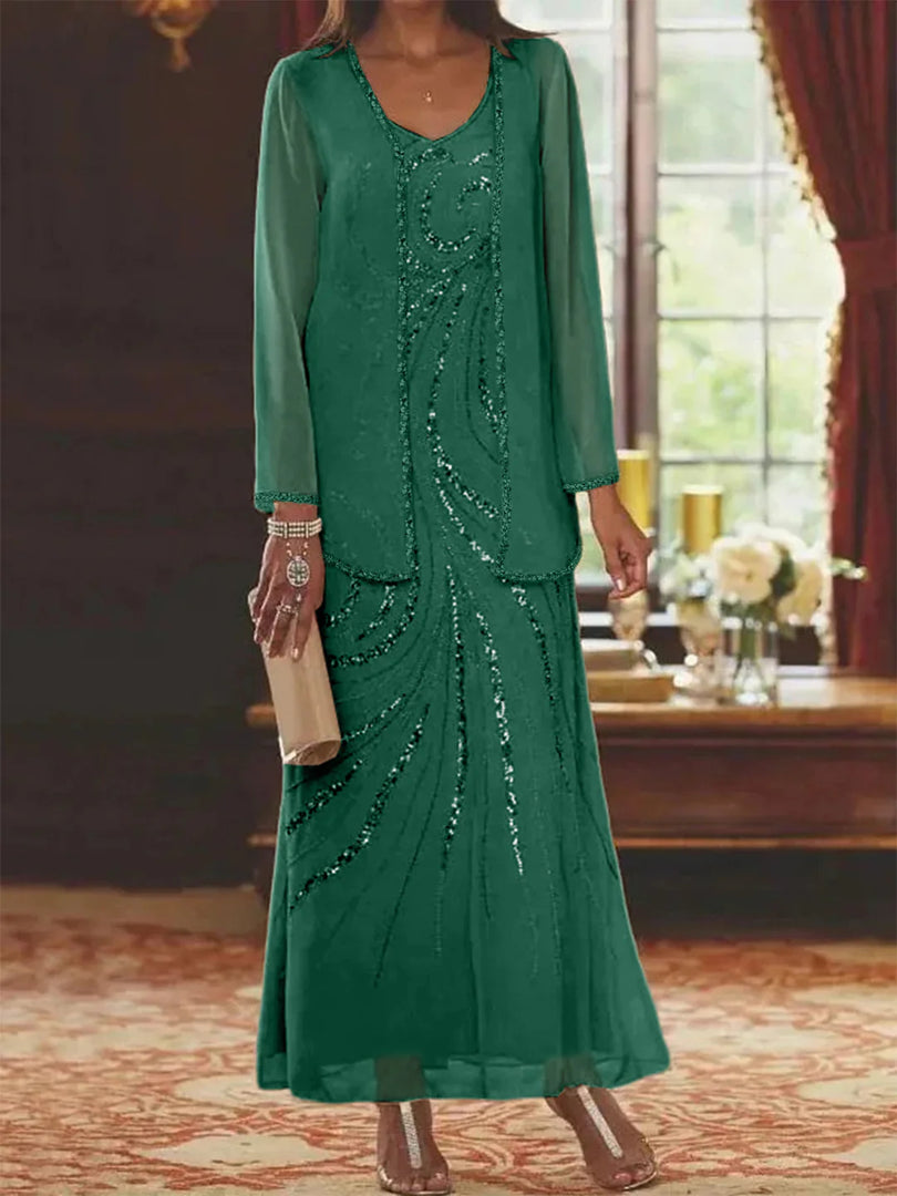 Jungmin - Ensemble Robe en Mousseline