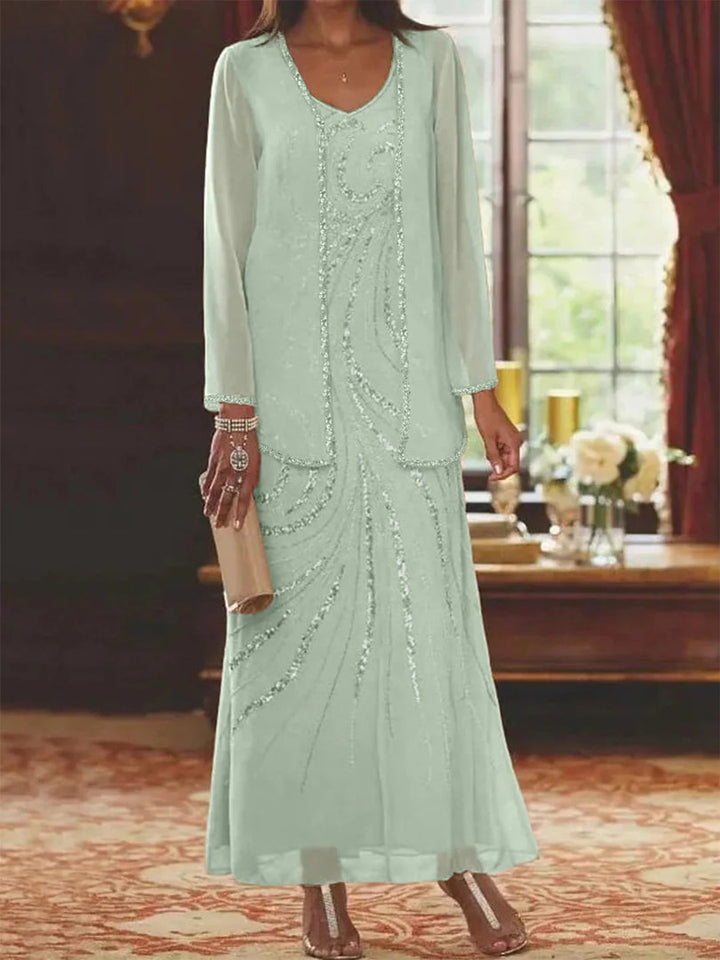 Jungmin - Ensemble Robe en Mousseline