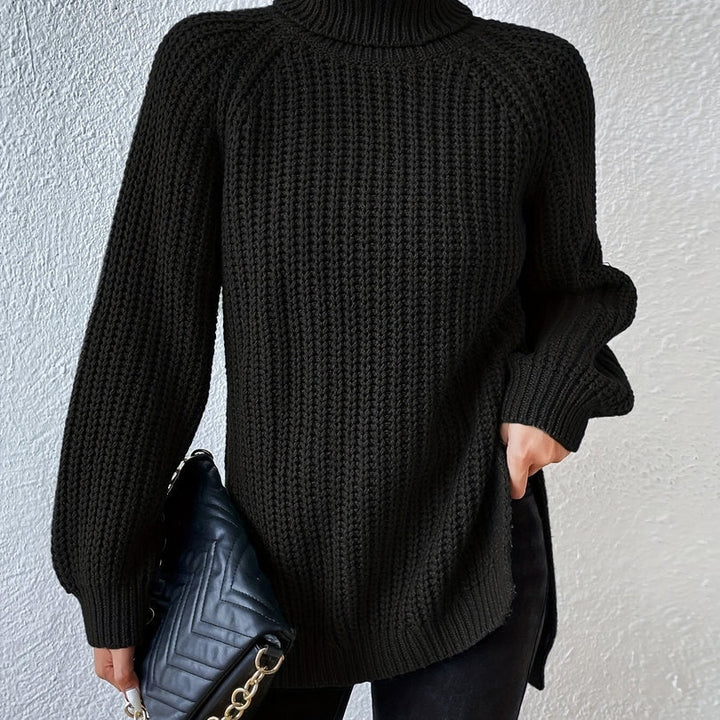 Felina - Pull À Col Roulé Et Manches Longues en Maille