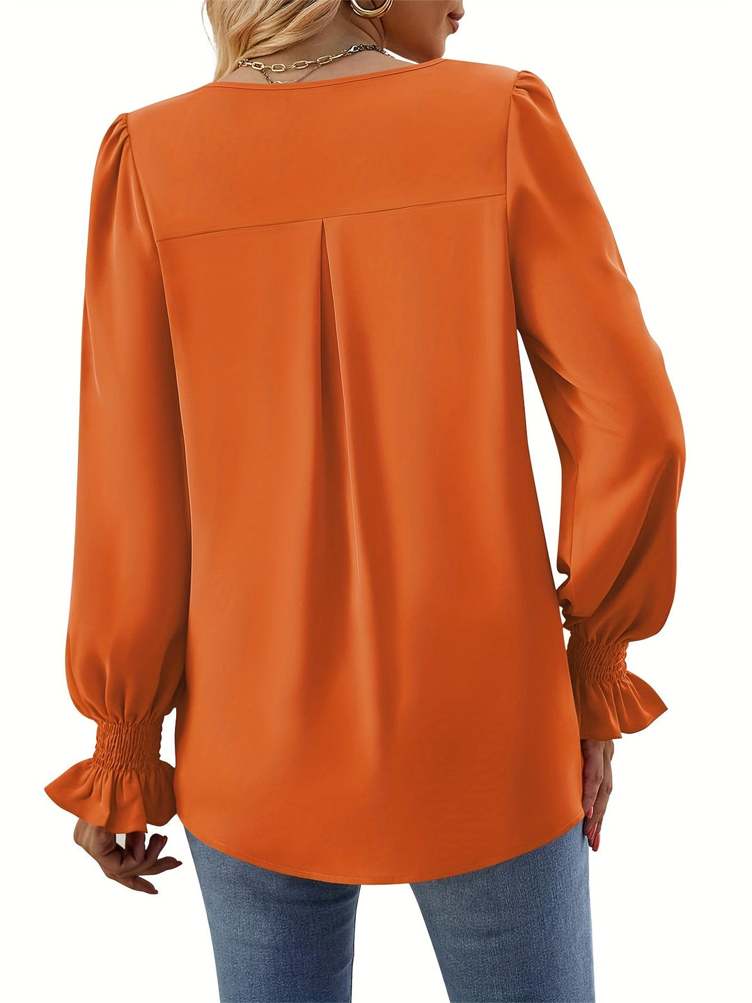 Shugyla - Chemise Ample À Manches Longues Et Volants