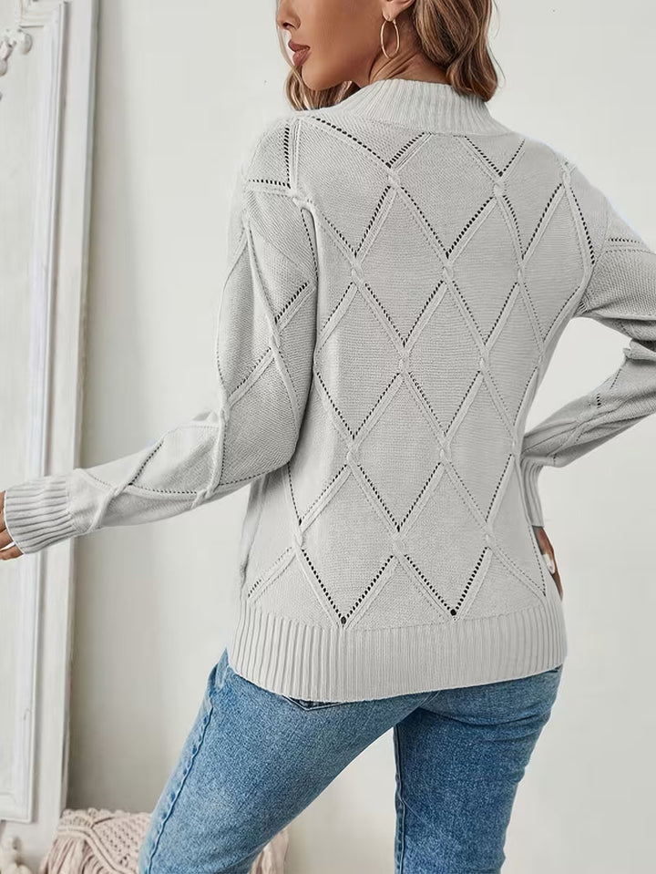 Filisha - Pull en Maille À Col Rond