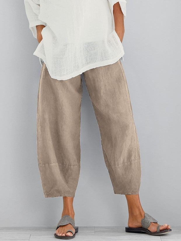 Taylah - Pantalon Ample en lin