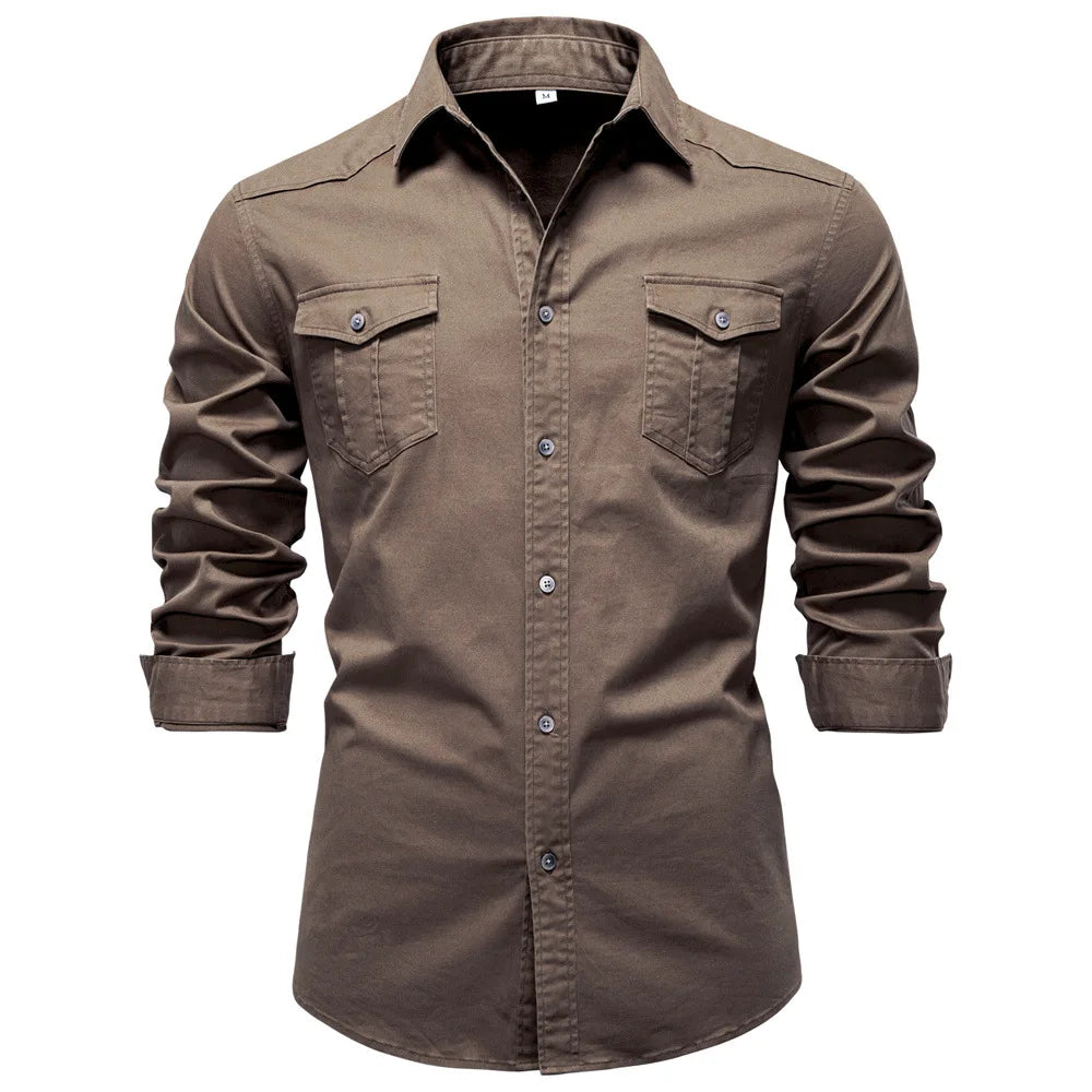 Sampath - Chemise en Coton À Manches Longues