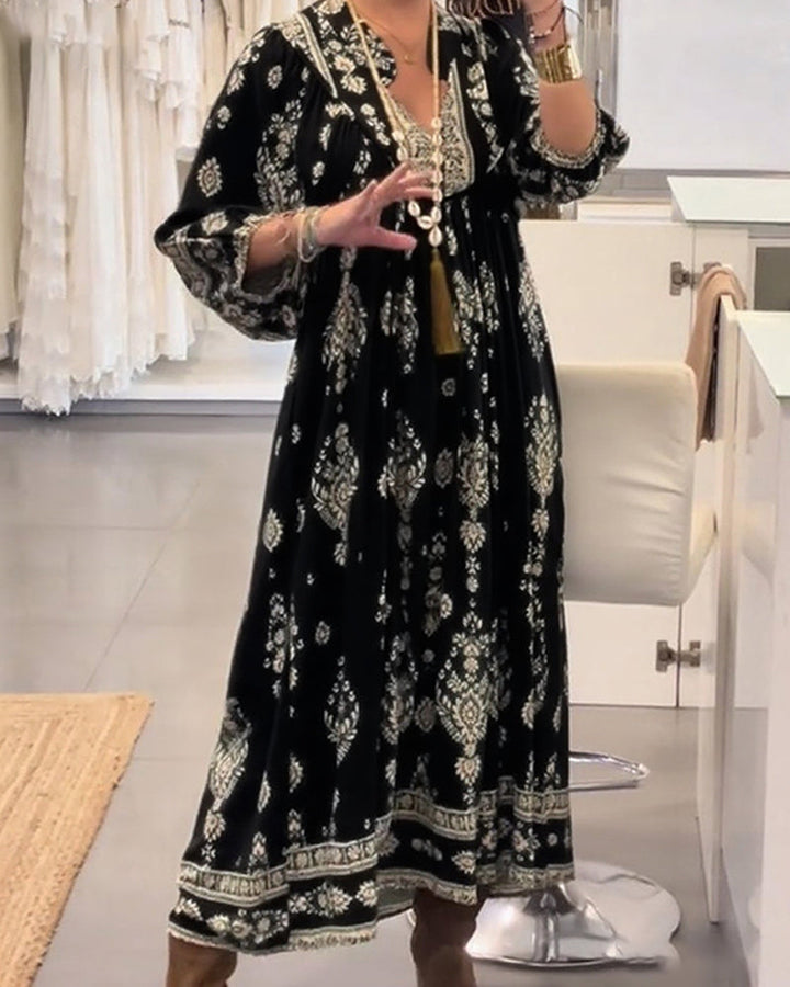 Zonia - Robe Décontractée Imprimée Avec Poches