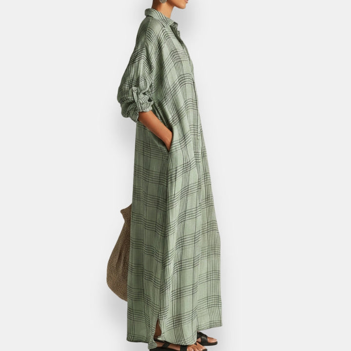 Massiel - Robe Chemise À Carreaux