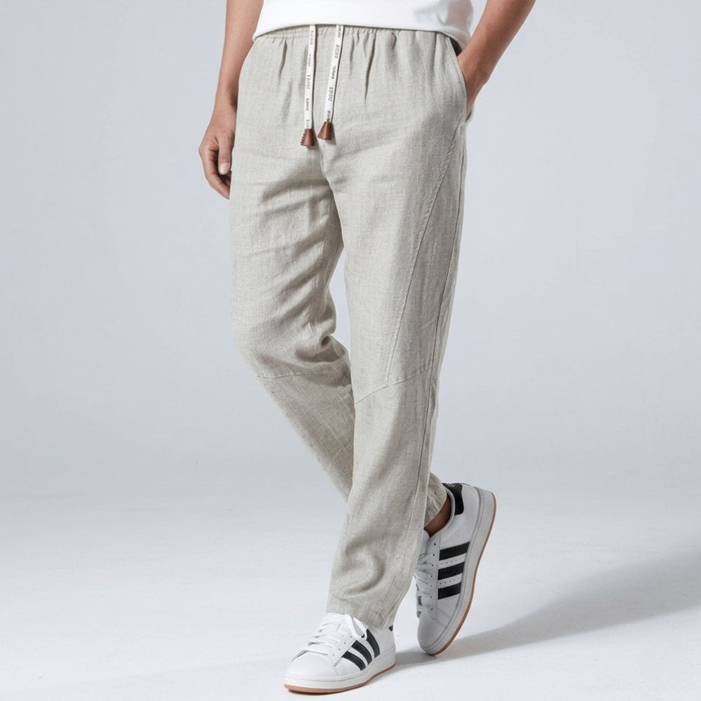 Joael - Pantalon À Cordon De Serrage Réglable À La Taille