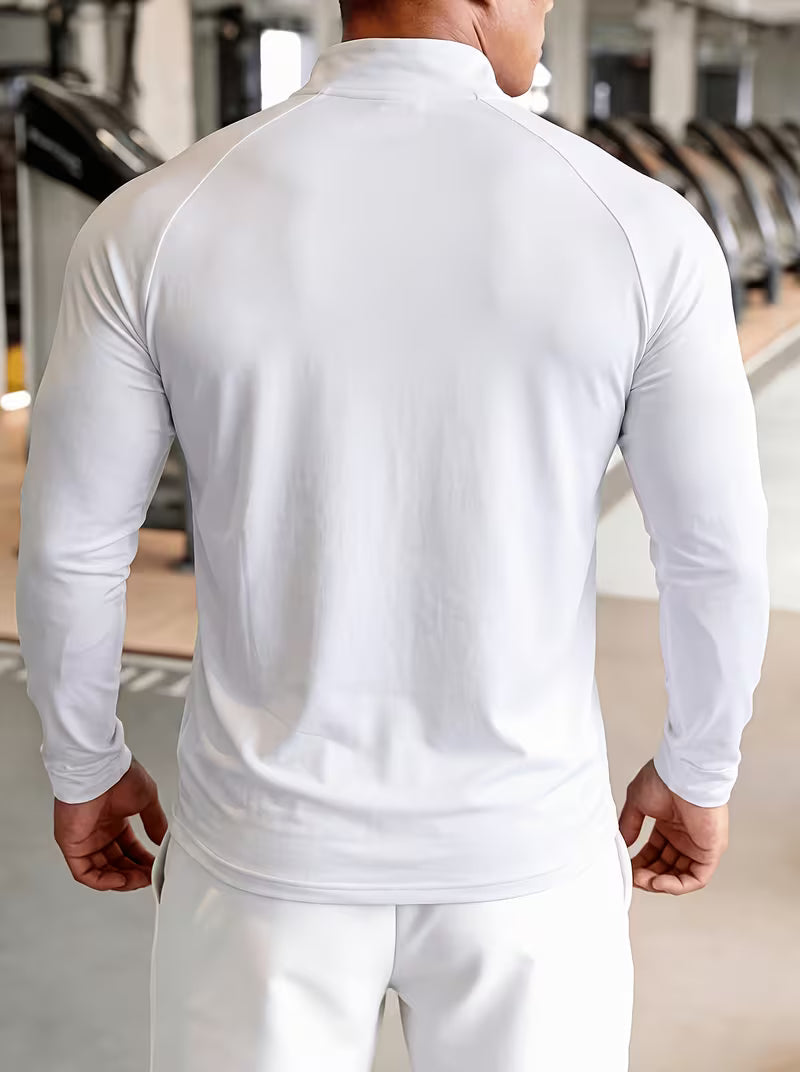 Zerdan - Sweat-shirt À Manches Longues Et Demi-zip