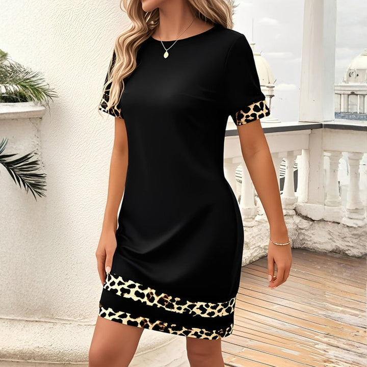Leoza - Robe Vintage À Imprimé Léopard