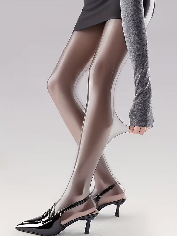 Bekah - Collants Extensibles Brillants Avec Pied