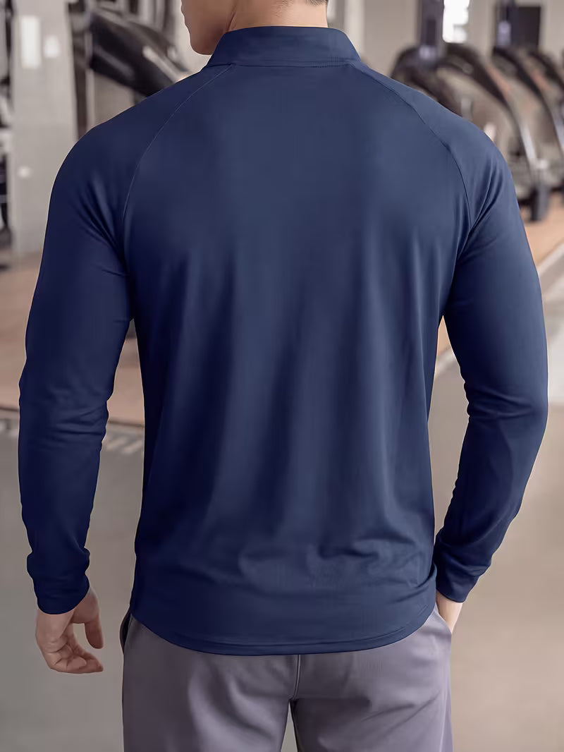 Zerdan - Sweat-shirt À Manches Longues Et Demi-zip