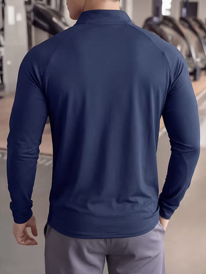 Zerdan - Sweat-shirt À Manches Longues Et Demi-zip