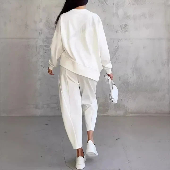 Tashia - Ensemble Décontracté Composé d'un Sweat à Manches Longues et d'un Pantalon de Jogging