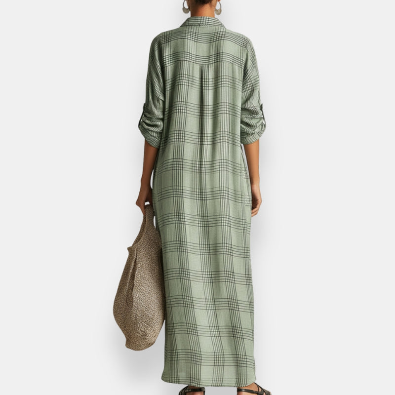 Massiel - Robe Chemise À Carreaux