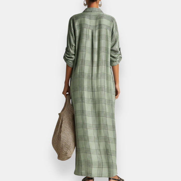 Massiel - Robe Chemise À Carreaux