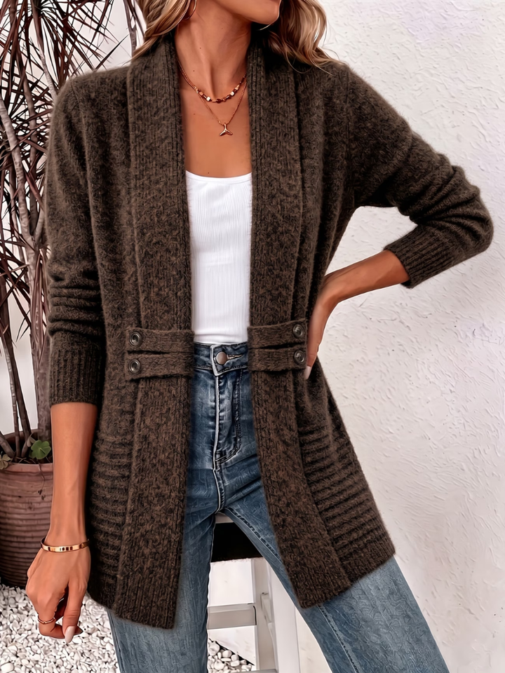 Soffie - Cardigan D'été Douillet En Maille