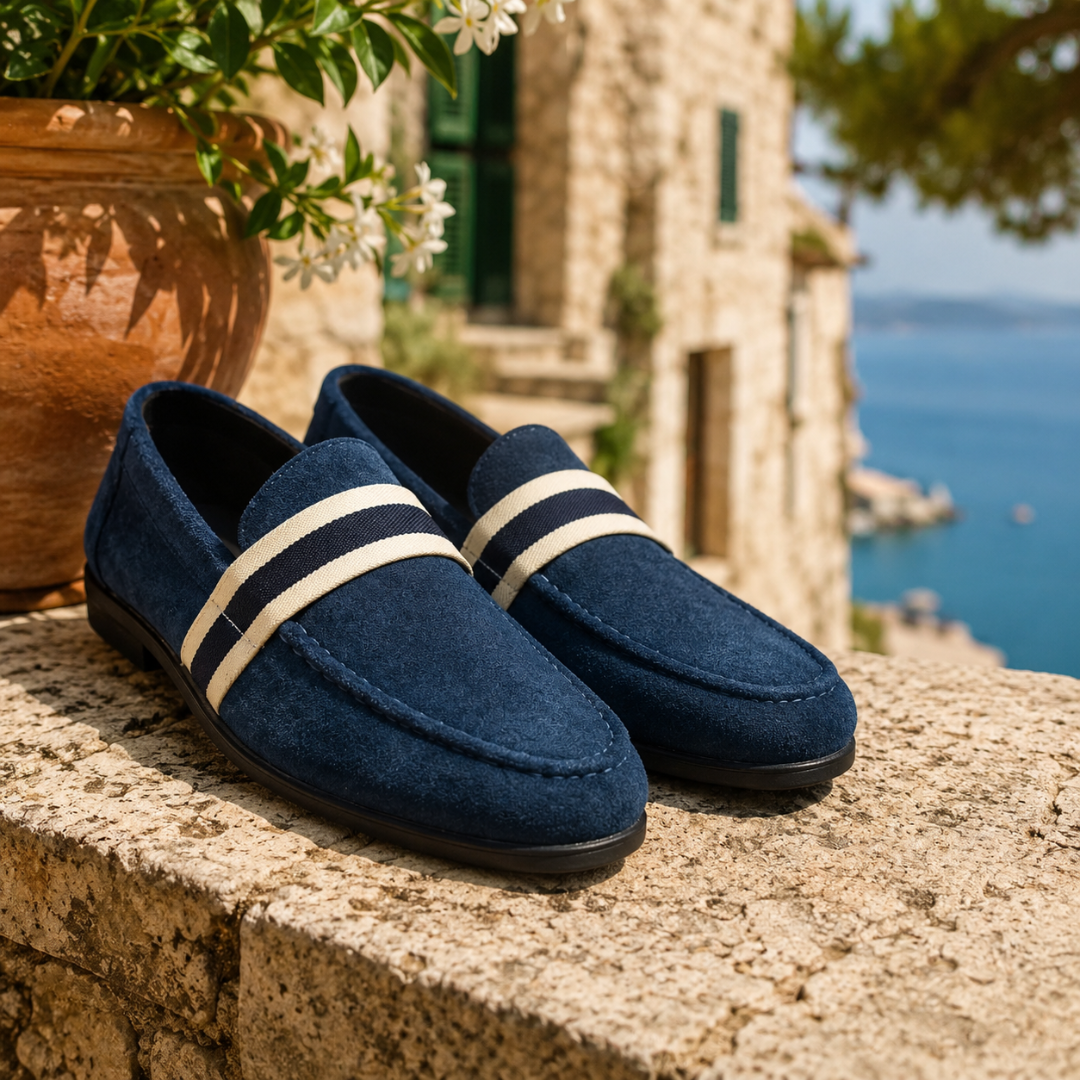 Hanno - Mocassins Décontractés À Rayures