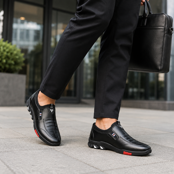 Thornton - Chaussures en Cuir élégantes à Enfiler