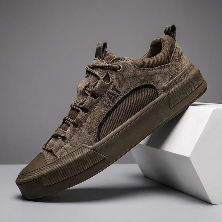 Atherton - Baskets Décontractées en Daim à Lacets