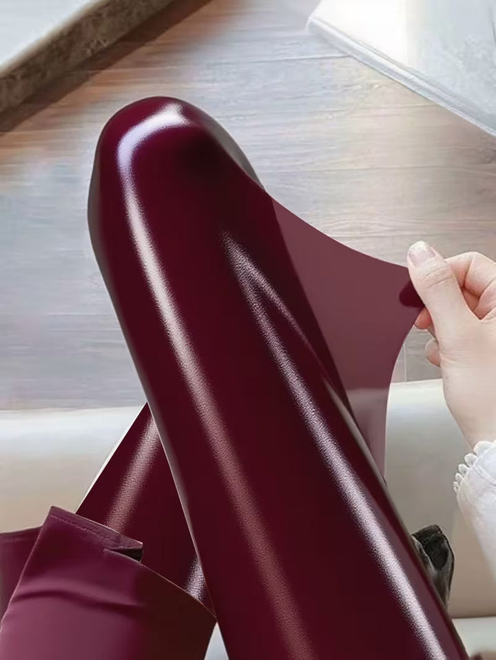 Bekah - Collants Extensibles Brillants Avec Pied