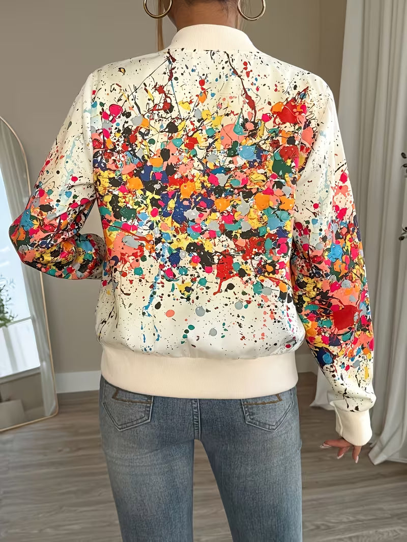Riena - Veste À Imprimé Tie-dye Aux Couleurs Vives