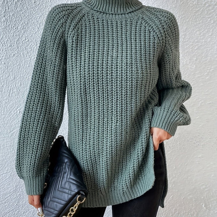 Felina - Pull À Col Roulé Et Manches Longues en Maille