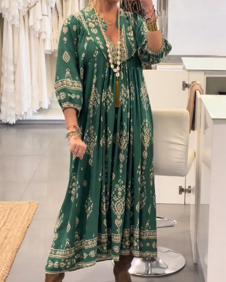 Zonia - Robe Décontractée Imprimée Avec Poches