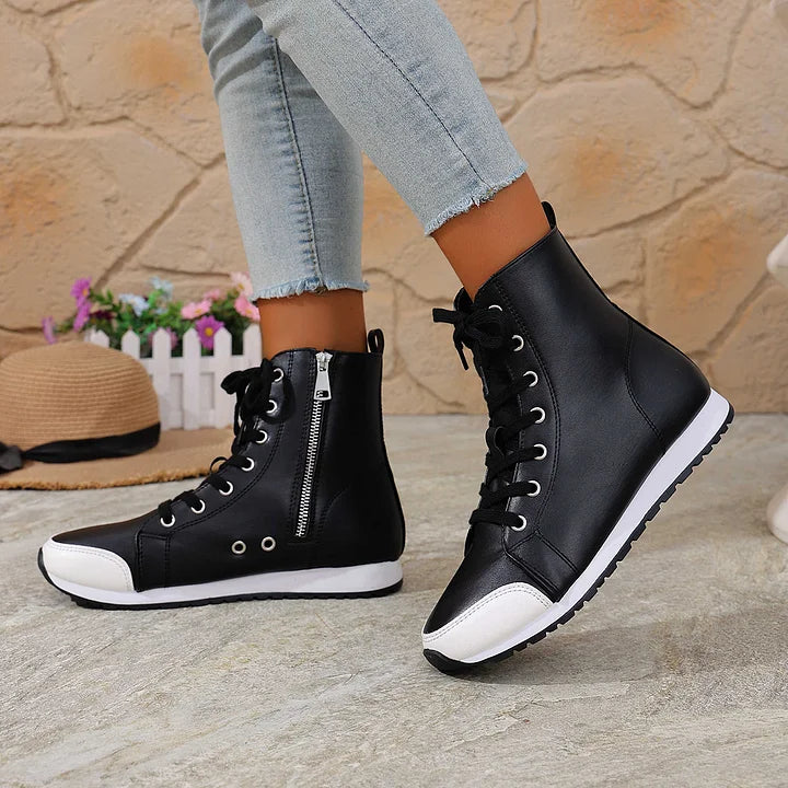 Theofani - Bottines Respirantes À Fermeture Éclair