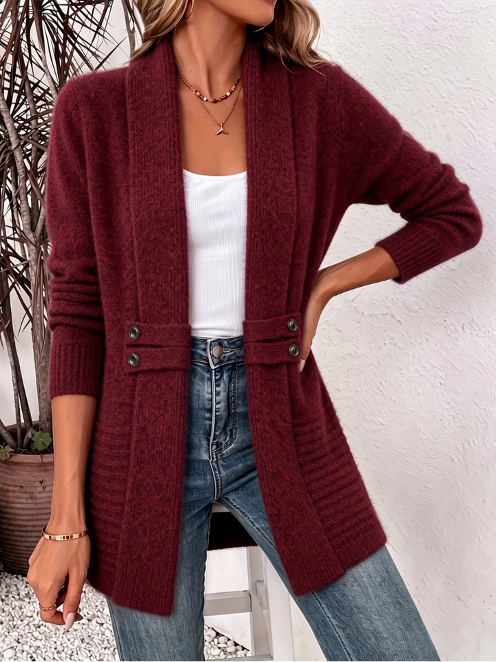 Soffie - Cardigan D'été Douillet En Maille