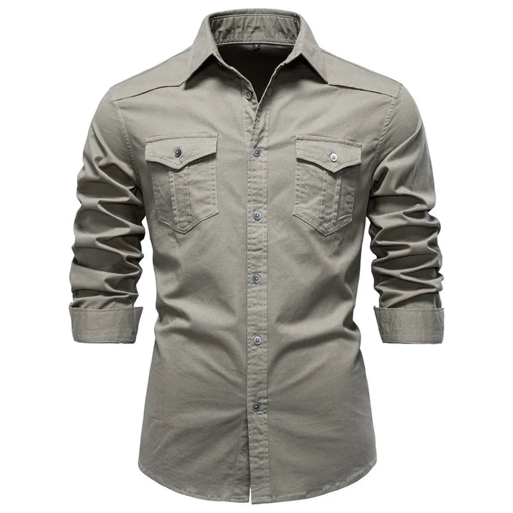 Sampath - Chemise en Coton À Manches Longues