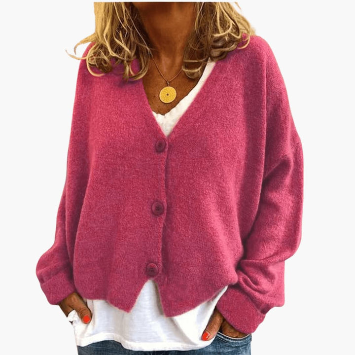 Gwen - Cardigan en Maille À Manches Longues