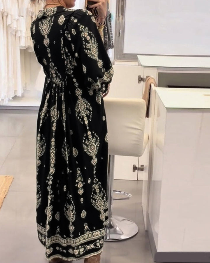 Zonia - Robe Décontractée Imprimée Avec Poches
