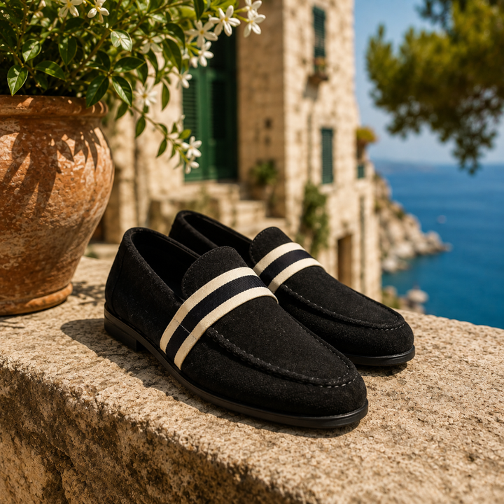 Hanno - Mocassins Décontractés À Rayures